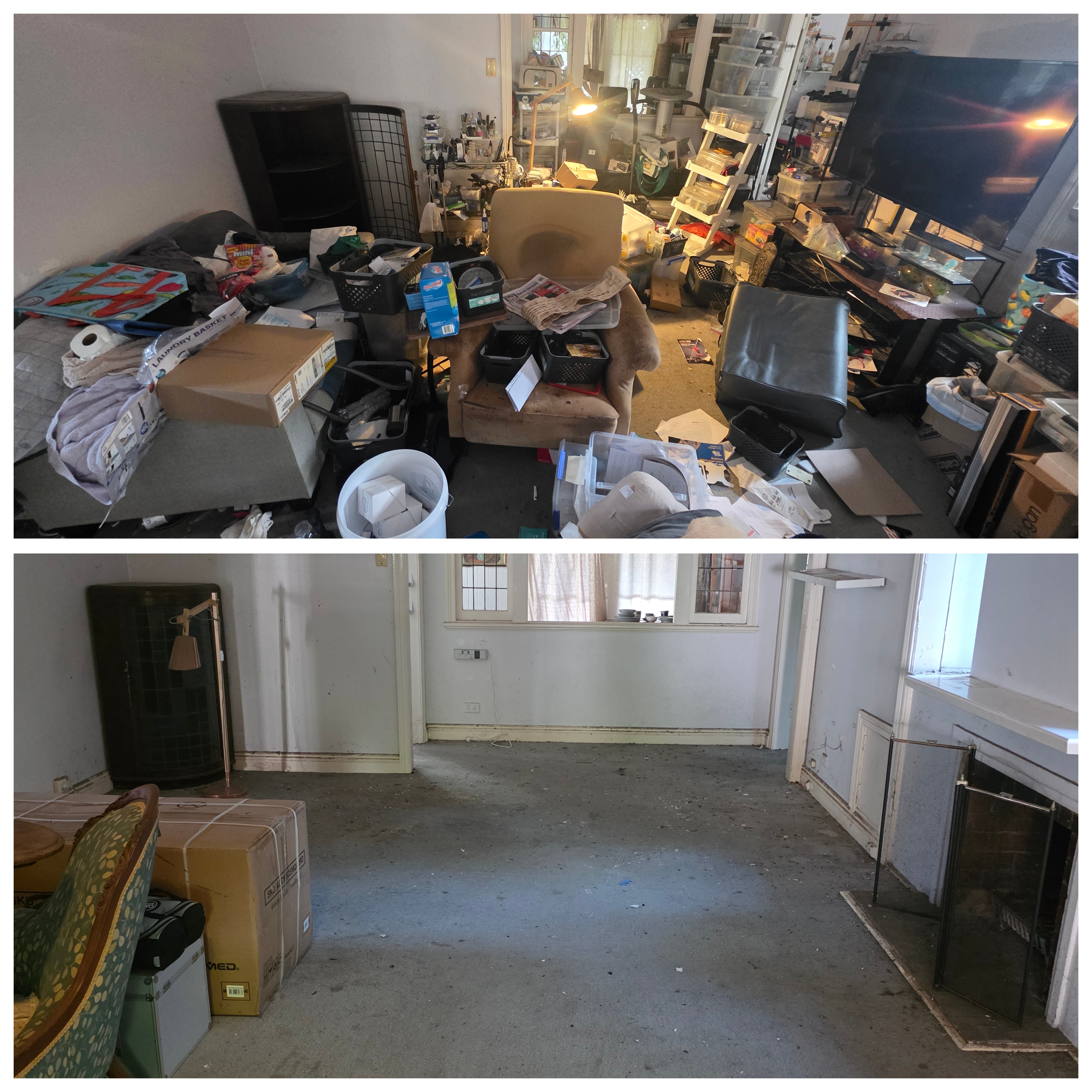 Property Clearance Brisbane ute and trailer loaded for residential removal